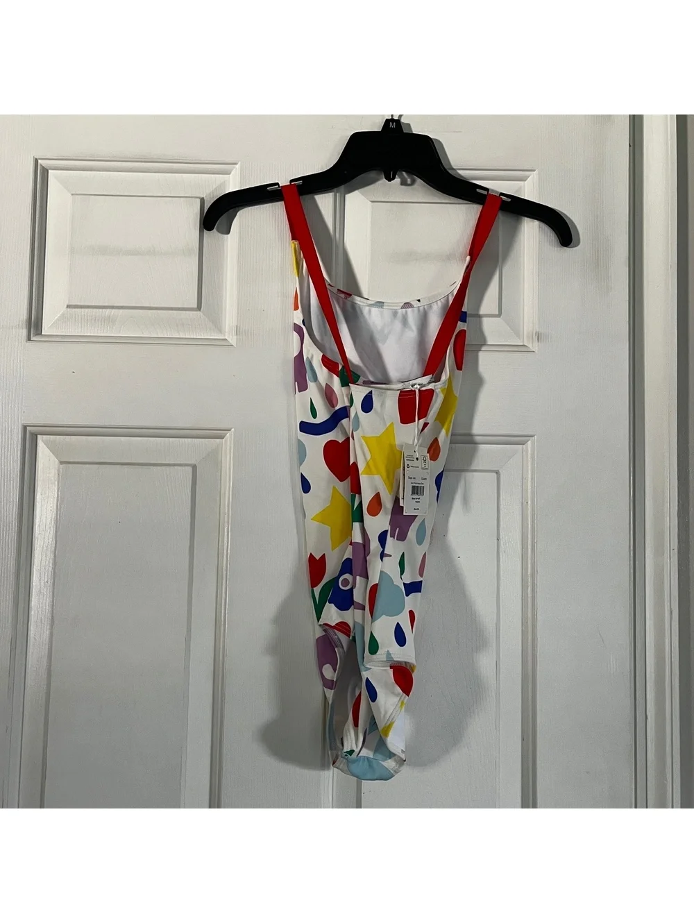 Boden Ivory Multi Happy Dino Girls' Swimsuit Size 13-14Y